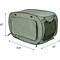 Show in main carousel: SportPet Designs Soft Sided Pop-Open Crate Dog Kennel, Green, 31.8-in slide 4 of 8