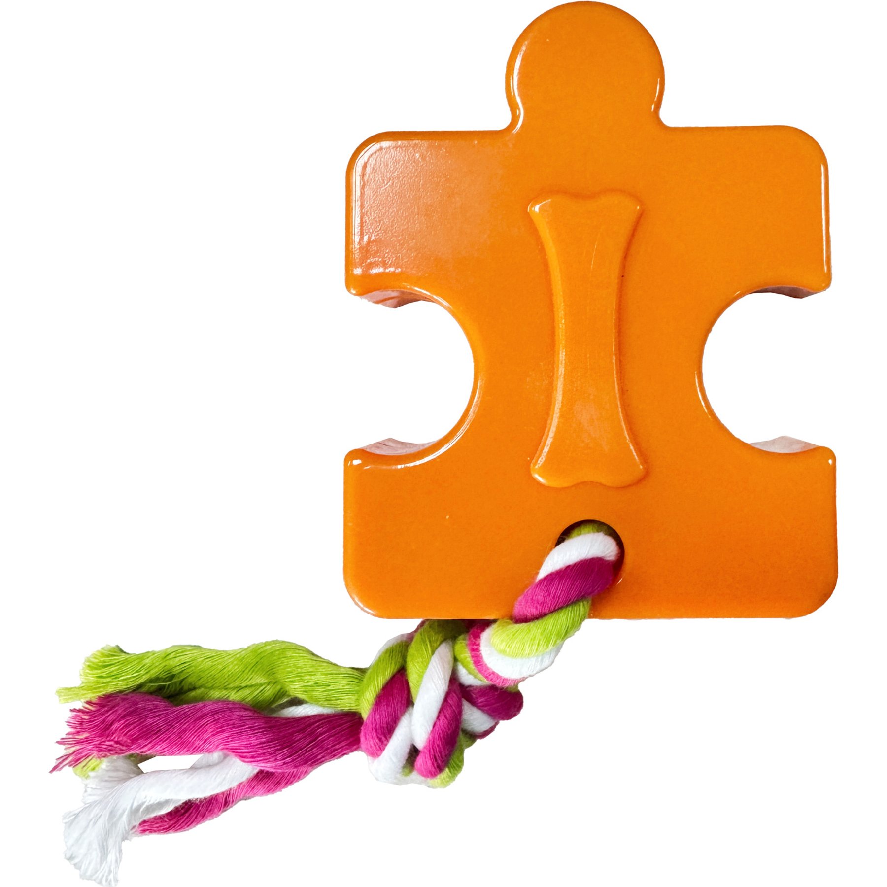 Tugzelle PuzzlyPull Dog Toy, Orange
