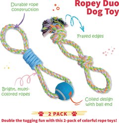 Tugzelle Ropey Duo Dog Toy slide 2 of 7