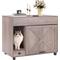 Show in main carousel: Aivituvin Wooden Side Table Enclosed Cat Litter Box, Beige slide 1 of 7