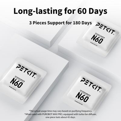 Show full view: PETKIT Pet Odor Eliminator N60 Cat Deodorizer for PuraMax Automatic Litter Box, 3 count slide 5 of 9