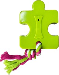 Tugzelle PuzzlyPull Dog Toy, Green
