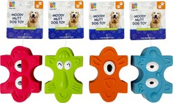 Tugzelle Moody Mutt Dog Toys, 4 count
