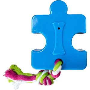 Tugzelle PuzzlyPull Dog Toy, Blue