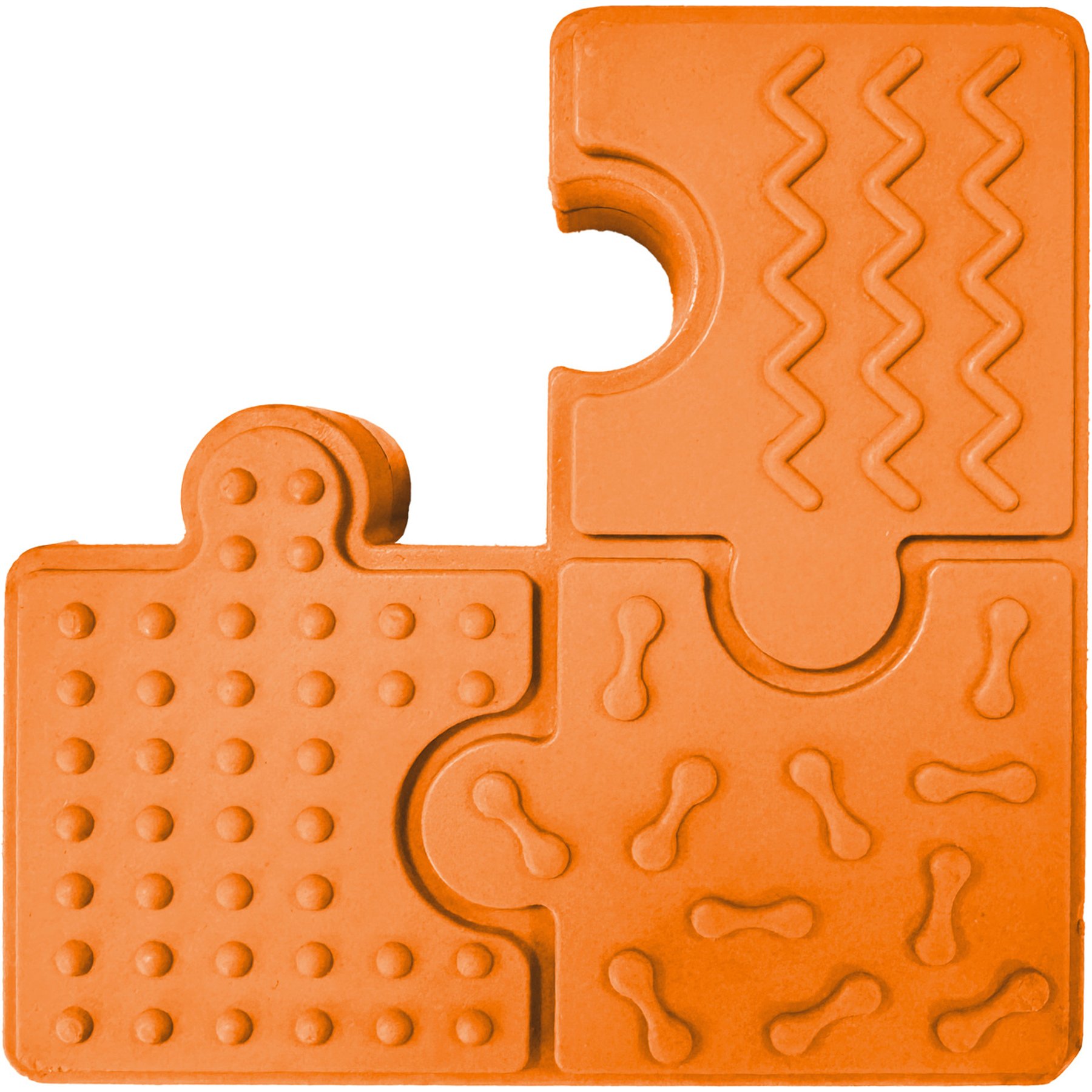Tugzelle Chunky Chomp Dog Toy, Orange