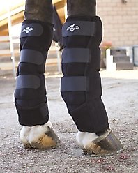 Professional's Choice Ice Horse Boot, Black, Large: 4-Strap, 2 count
