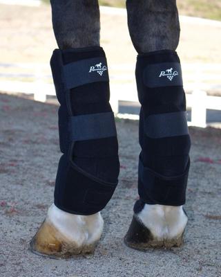 Show full view: Professional's Choice Ice Horse Boot, Black, Large: 4-Strap, 2 count slide 2 of 2