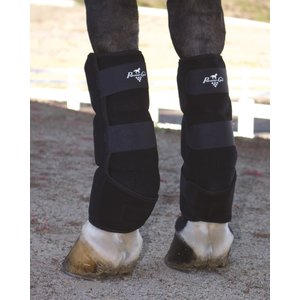 Professional's Choice Ice Horse Boot, Black, Standard: 3-Strap, 2 count