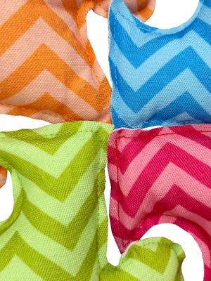 Show full view: Tugzelle Chevron Chic Dog Toys, 4 count slide 3 of 6