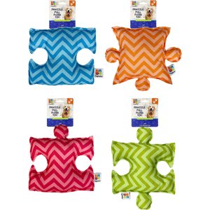 Tugzelle Chevron Chic Dog Toys, 4 count