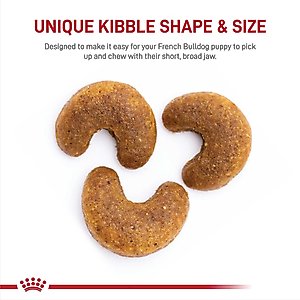 Royal Canin Breed Health Nutrition French Bulldog Puppy Dry Dog Food, 3-lb bag