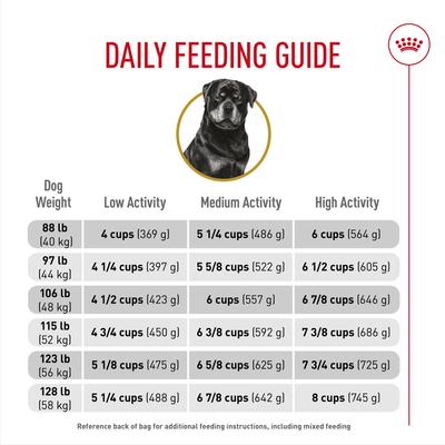 Show full view: Royal Canin Breed Health Nutrition Rottweiler Adult Dry Dog Food, 30-lb bag slide 8 of 12