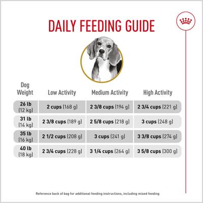 Show full view: Royal Canin Breed Health Nutrition Beagle Adult Dry Dog Food, 30-lb bag slide 10 of 14