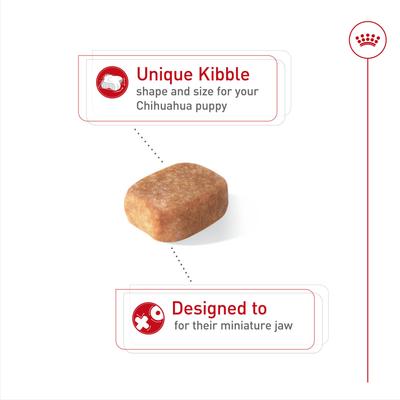 Show full view: Royal Canin Breed Health Nutrition Chihuahua Puppy Dry Dog Food, 2.5-lb bag slide 3 of 11