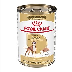 Royal Canin Breed Health Nutrition Boxer Loaf Pate Adult Wet Dog Food, 13.5-oz, pack of 12