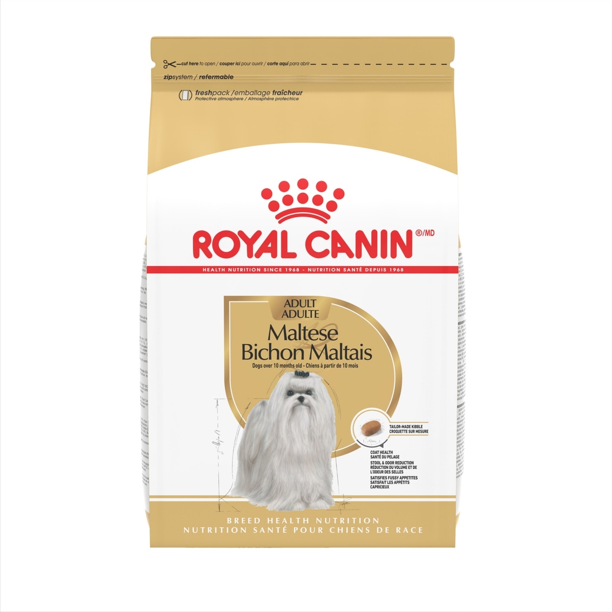 ROYAL CANIN Breed Health Nutrition Maltese Adult Dry Dog Food,