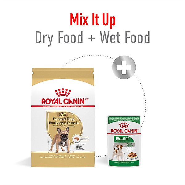 Show full view: Royal Canin Breed Health Nutrition French Bulldog Adult Dry Dog Food, 17-lb bag slide 7 of 14