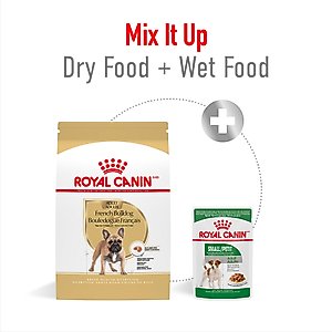 Royal Canin Breed Health Nutrition French Bulldog Adult Dry Dog Food, 17-lb bag