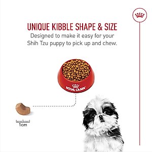 Royal Canin Breed Health Nutrition Shih Tzu Puppy Dry Dog Food, 2.5-lb bag