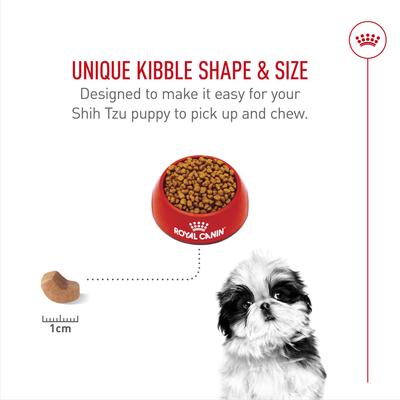 Show full view: Royal Canin Breed Health Nutrition Shih Tzu Puppy Dry Dog Food, 2.5-lb bag slide 5 of 11