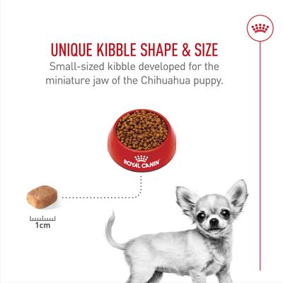 Show full view: Royal Canin Breed Health Nutrition Chihuahua Puppy Dry Dog Food, 2.5-lb bag slide 5 of 11