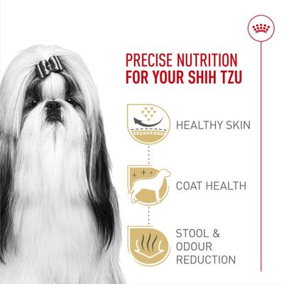 Show full view: Royal Canin Breed Health Nutrition Shih Tzu Adult Dry Dog Food, 10-lb bag slide 4 of 11