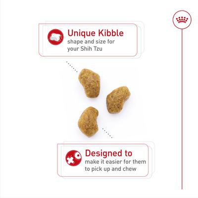 Show full view: Royal Canin Breed Health Nutrition Shih Tzu Adult Dry Dog Food, 10-lb bag slide 3 of 11