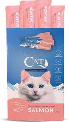 Scoochie Pet Squeeze-Up Premium Creamy Salmon Cat Lickable Treats, 0.5-oz tube, case of 4