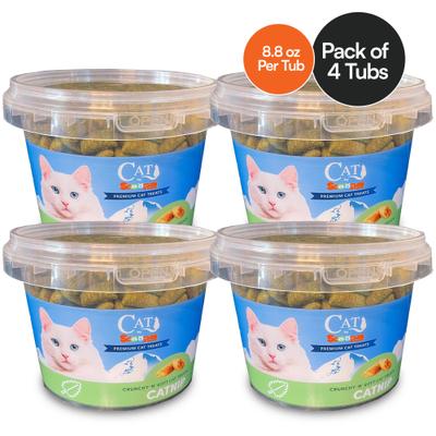 Show full view: Scoochie Pet Sensations Catnip Filled Crunchy Cat Treats, 8.8-oz tub, 4 count slide 3 of 8