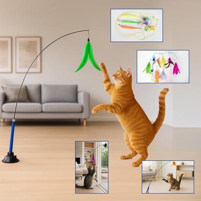 Show full view: Pet Fit For Life Suction Cup Cat Wand Toy, 2 count slide 2 of 7
