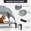 Show in main carousel: Heeyoo Elevated Dog Bed with Canopy, Grey, Large slide 3 of 7