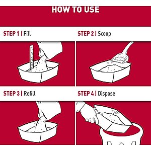 Nature's Miracle Disposable 2-in-1 Disposable Cat Litter Box & Liner, Regular, 3 count