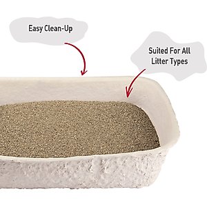 Nature's Miracle Disposable 2-in-1 Disposable Cat Litter Box & Liner, Regular, 3 count