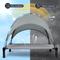 Show in main carousel: Heeyoo Elevated Dog Bed with Canopy, Grey, Large slide 4 of 7