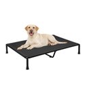 Veehoo Heavy Duty Elevated Dog Bed, Black, XX-Large