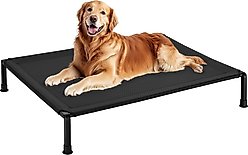 Veehoo Heavy Duty Elevated Dog Bed, Black, X-Large