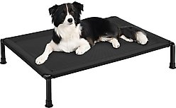 Veehoo Heavy Duty Elevated Dog Bed, Black, Large