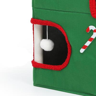 Show full view: Yitahome Christmas 2-Tier Cat House slide 7 of 8
