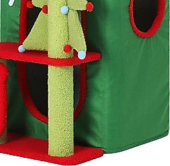 Yitahome Christmas 3-Tier Cat House slide 2 of 7