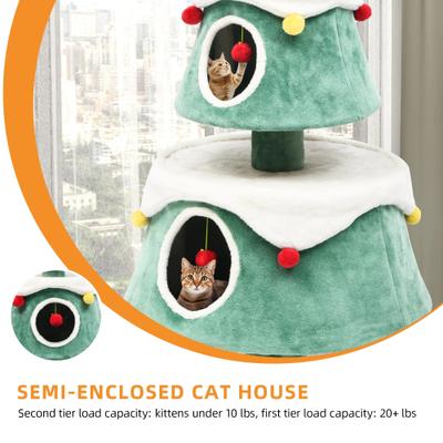 Show full view: Yitahome 63-in Christmas Cat Tree slide 4 of 8