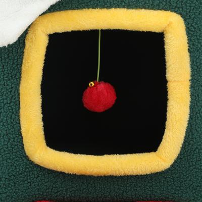 Show full view: Yitahome 60-in Christmas Cat Tree & Condo slide 8 of 11