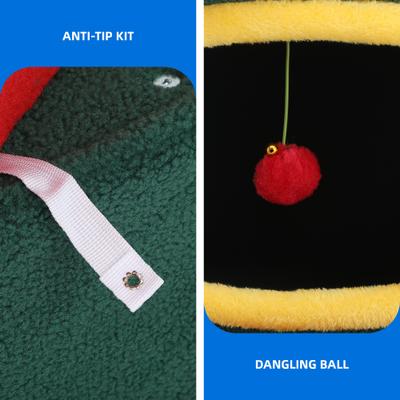 Show full view: Yitahome 60-in Christmas Cat Tree & Condo slide 7 of 11