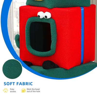 Show full view: Yitahome 60-in Christmas Cat Tree & Condo slide 5 of 11
