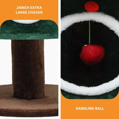 Show full view: Yitahome 52-in Christmas Cat Tree slide 3 of 7