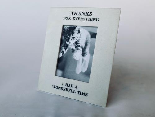 Show full view: House Parts, Inc. "Thanks for Everything" Pet Memorial Picture Frame slide 2 of 3