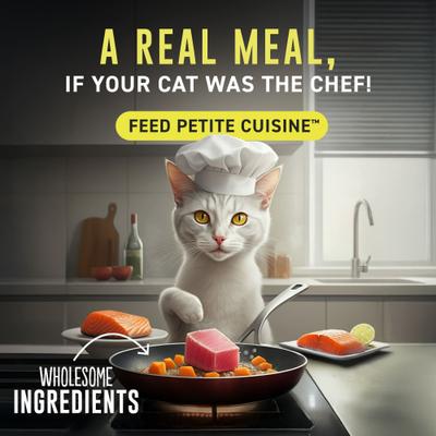 Show full view: Petite Cuisine Variety Pack Chicken Entrees Grain-Free Wholefoods Wet Cat Food, 2.8-oz can, case of 8 slide 8 of 10