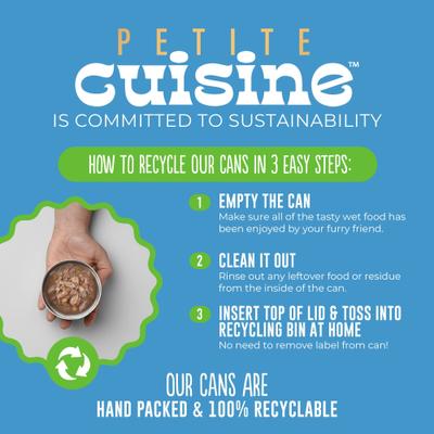 Show full view: Petite Cuisine Variety Pack Tuna Entrees Grain-Free Wholefoods Wet Cat Food, 2.8-oz can, case of 8 slide 9 of 10