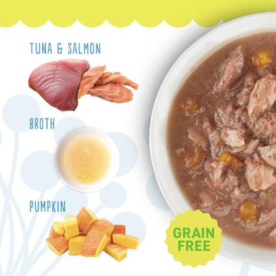 Show full view: Petite Cuisine Variety Pack Tuna Entrees Grain-Free Wholefoods Wet Cat Food, 2.8-oz can, case of 8 slide 6 of 10