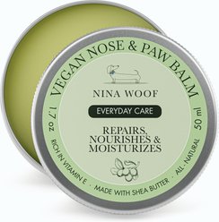 Nina Woof Vegan Dog Nose & Paw Balm, 1.7-oz tin