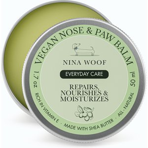Nina Woof Vegan Dog Nose & Paw Balm, 1.7-oz tin